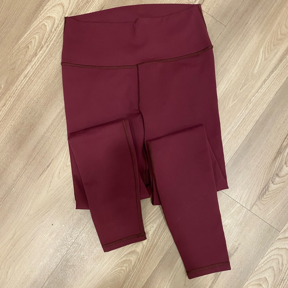Fabletics PowerHold Deep Red Leggings
